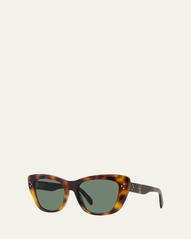 Acetate Cat-Eye Sunglasses